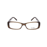 Emilio Pucci Bicolor Plastic Frames in hazelnut color with lens measurements 52/15/135 mm for women.