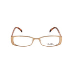 Emilio Pucci Bicolor Metal Frames in hazelnut, women's glasses EP2140207, lens size 50mm, bridge 16mm, temple 140mm, metal material.