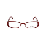 Emilio Pucci Red Metal Frames, women’s eyewear with ruby color and metal material, measures 52/17/135mm, model EP213161252.