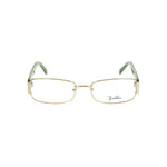 Emilio Pucci Multicolor Metal Frames with green temple arms for women, model EP213532053, size 53/17/130 mm.