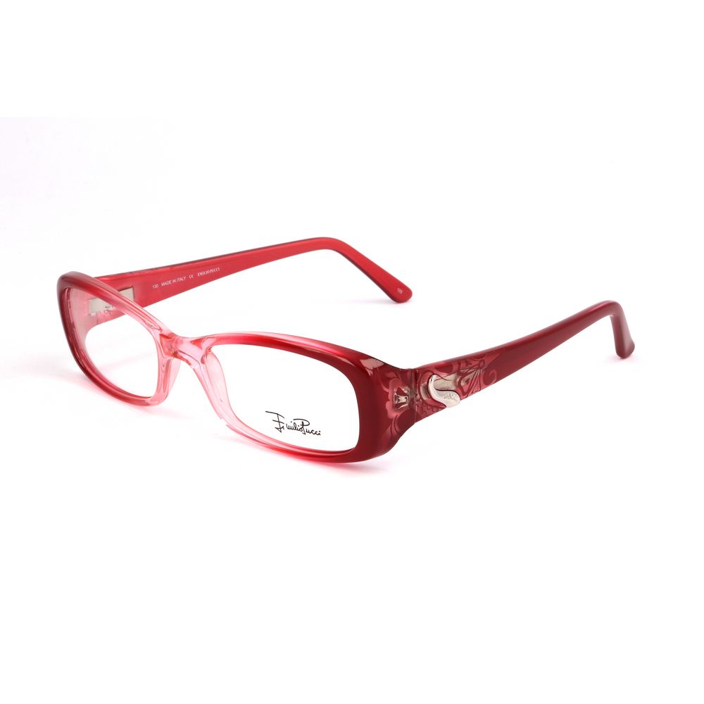 Emilio Pucci Red Plastic Frames with gradient red design and dimensions 51/17/130mm, women's fashion glasses EP2660616.