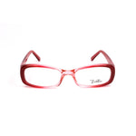 Emilio Pucci Red Plastic Frames for women with gradient red color, size 51/17/130mm, featuring stylish rectangular lenses.