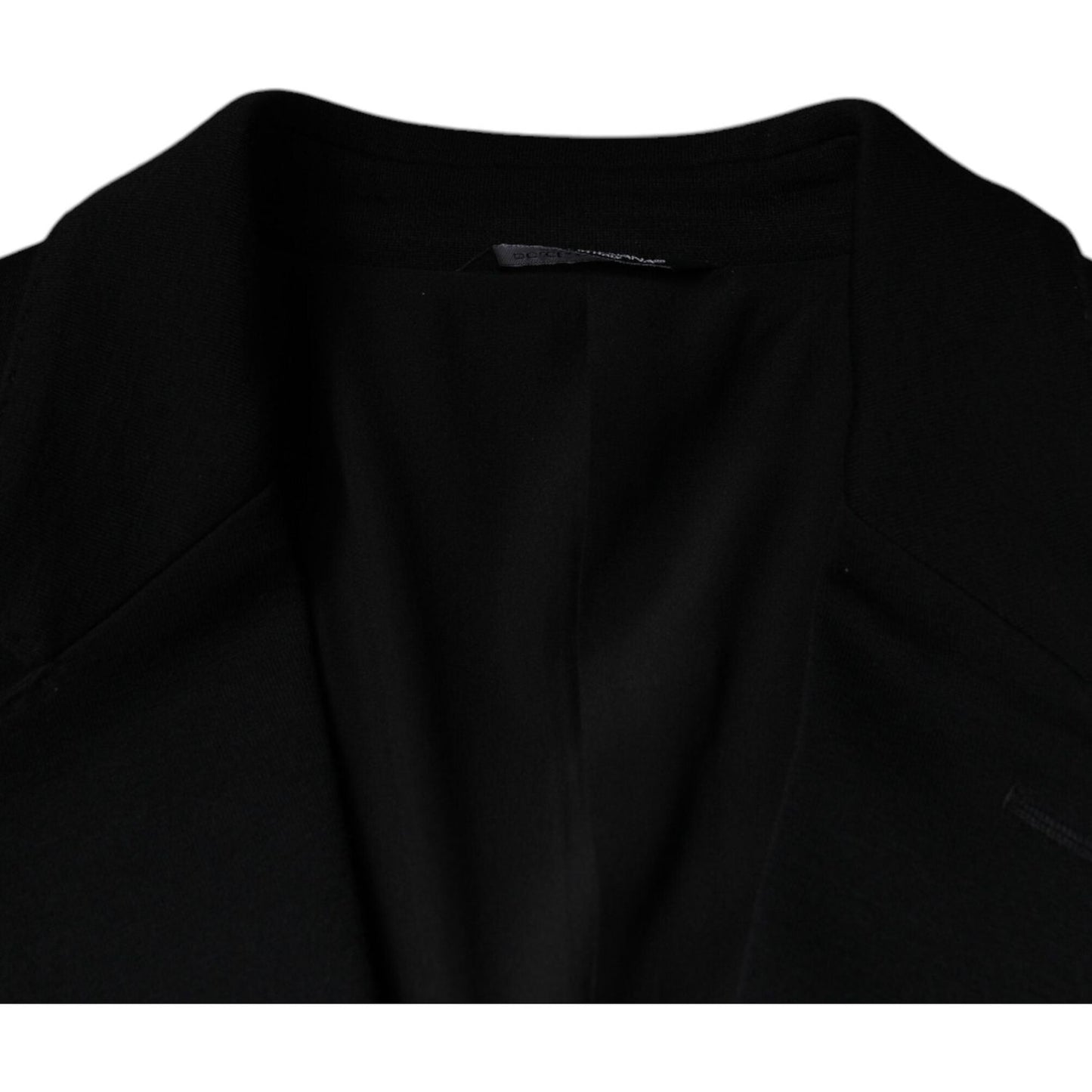 Dolce & Gabbana Black Wool Single Breasted Formal Blazer KOS2249-44