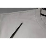 Dolce & Gabbana White Logo Cotton Crew Neck Pullover Sweater