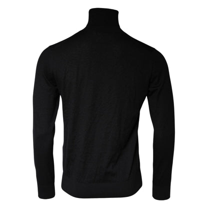 Dolce & Gabbana Black LongSleeve Turtleneck Pullover Sweater
