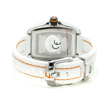Chronotech White Rubber Dress Watch