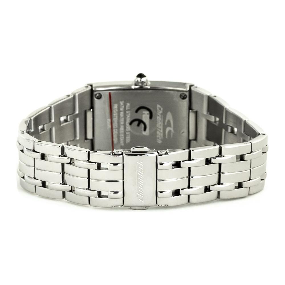 Chronotech Silver Stainless Steel Dress Watch