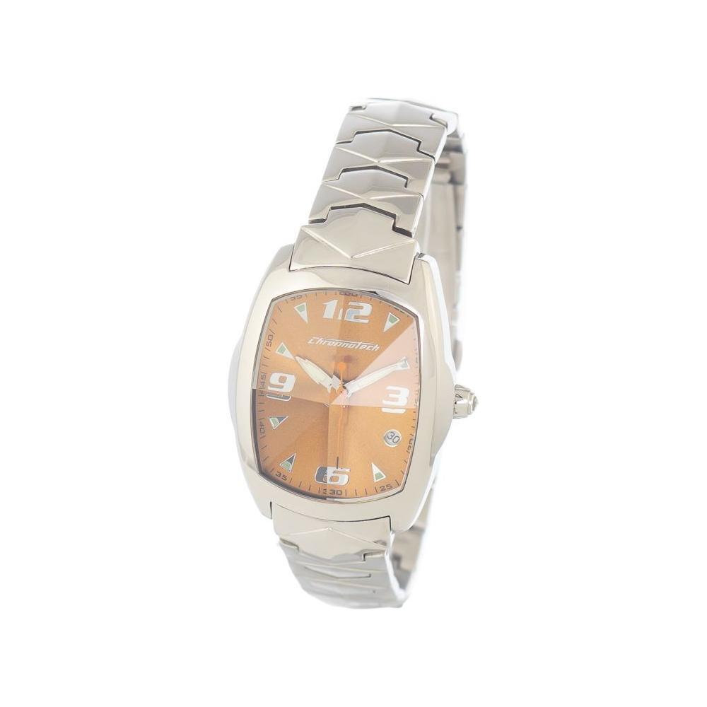 Chronotech Silver Stainless Steel Dress Watch