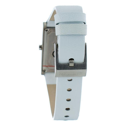 Chronotech White Leather Watch