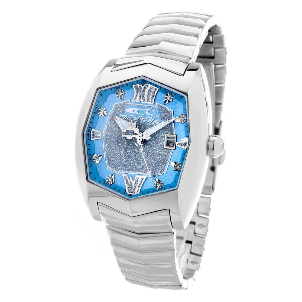 Chronotech Silver Stainless Steel Dress Watch