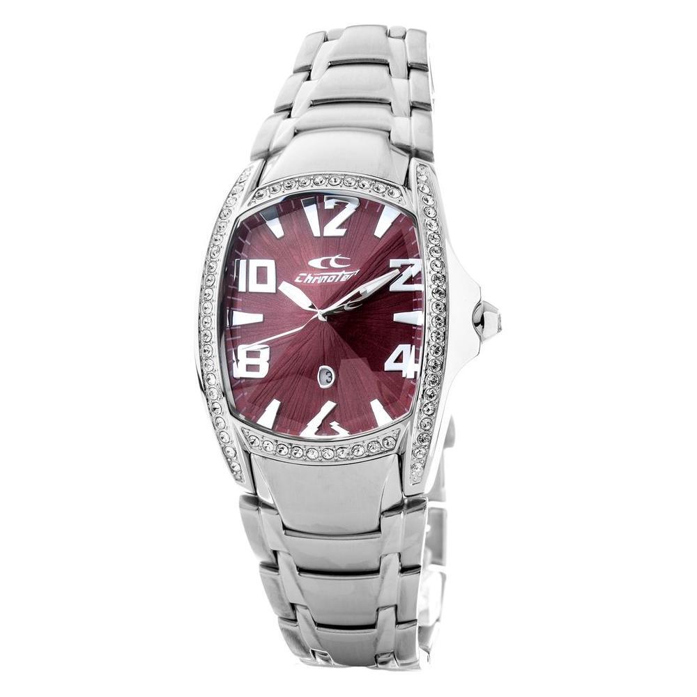 Chronotech Silver Stainless Steel Dress Watch