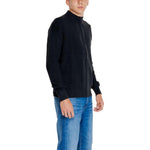 Calvin Klein Jeans Black Recycled Cotton Cardigan CA-14567700009-IT44 | S
