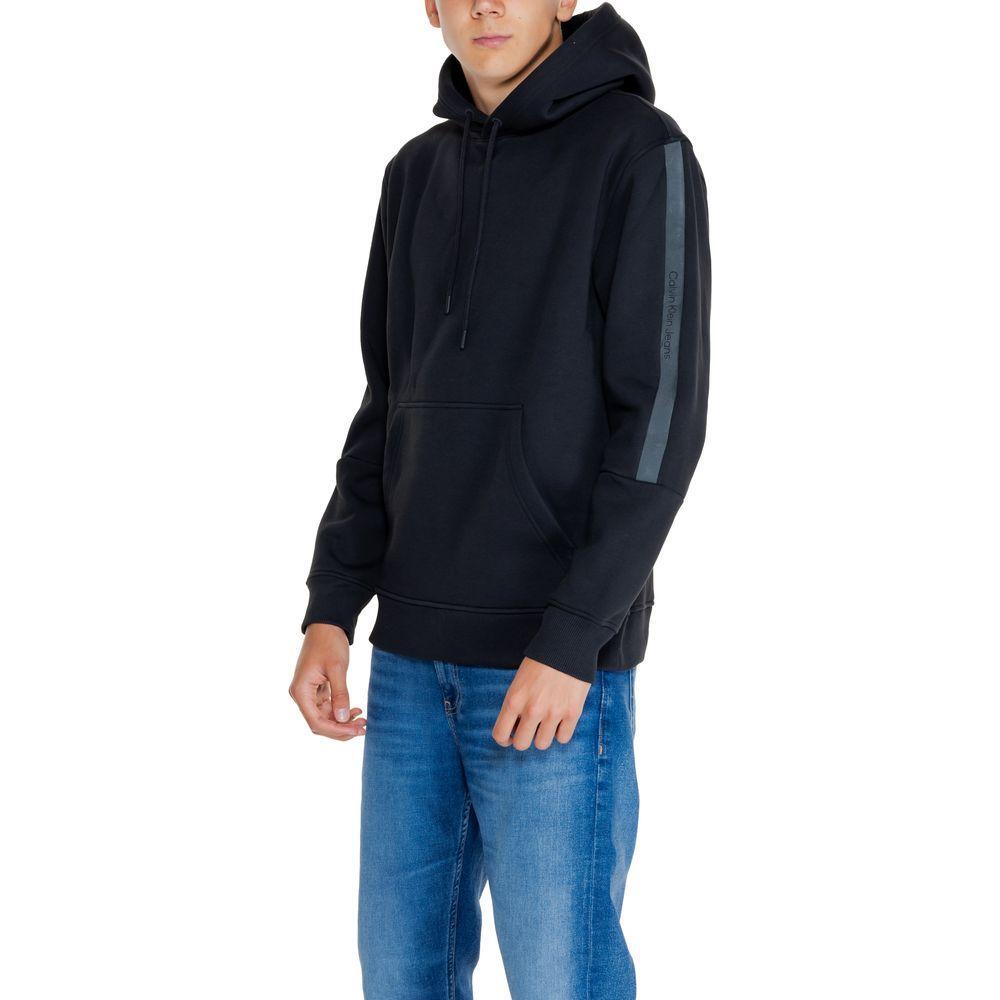 Calvin Klein Jeans Black Cotton Hoody CA-14568400009-IT48 | L