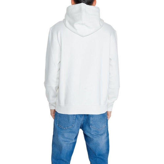 Calvin Klein Jeans Cream Cotton Hoody CA-14568400143-IT52 | XL