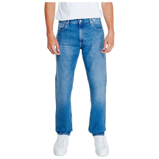 Calvin Klein Jeans Light Blue Cotton Relaxed Fit Jean CA-14569300236-W33 | L32