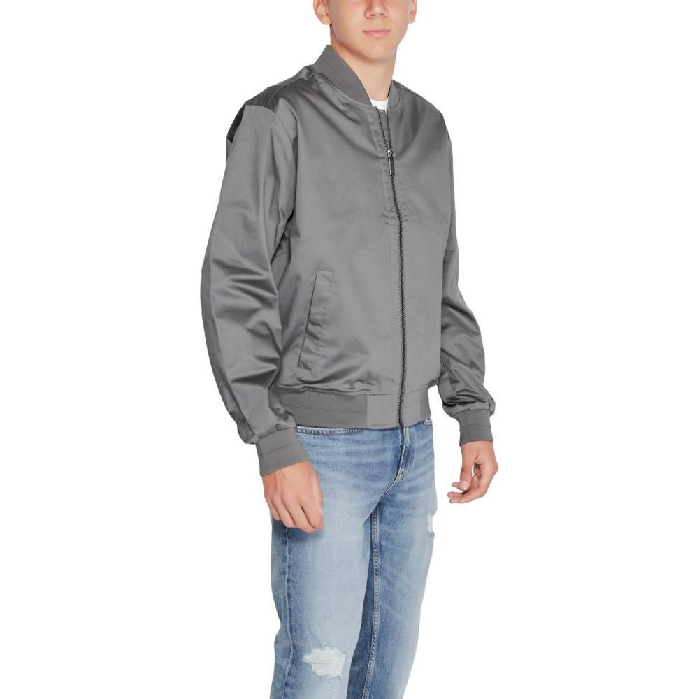 Calvin Klein Gray Organic Cotton Jackets & Coat CA-14571300138-IT48 | L