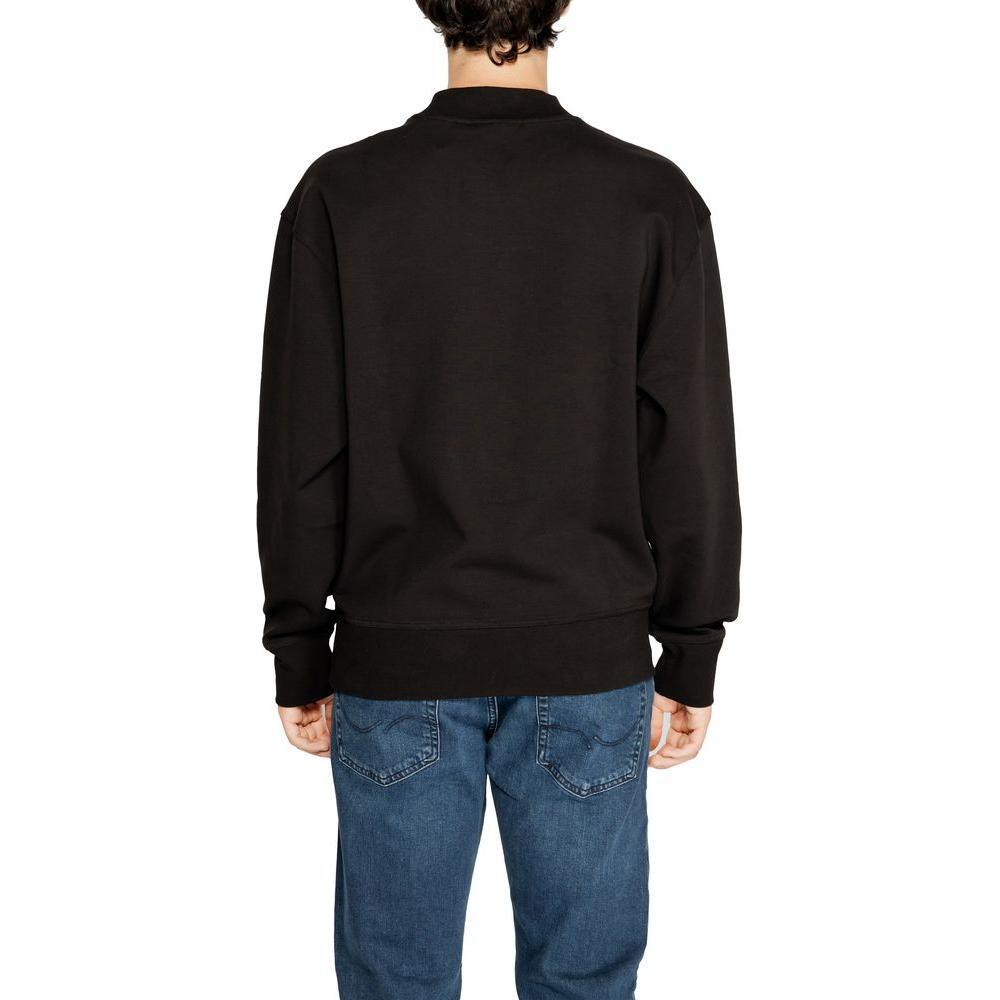 Calvin Klein Jeans Black Recycled Cotton Sweatshirt CA-14580700009-IT44 | S