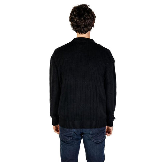 Calvin Klein Jeans Black Cotton Sweater CA-14580800009-IT48 | L