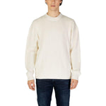 Calvin Klein Jeans Cream Cotton Sweater CA-14580801504-IT52 | XL