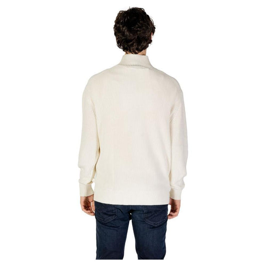 Calvin Klein Jeans Cream Cotton Sweater CA-14580901504-IT44 | S