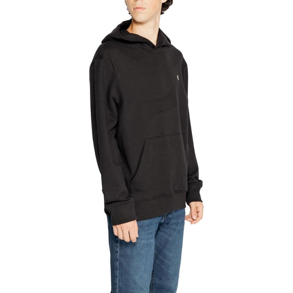 Calvin Klein Jeans Black Recycled Cotton Hoody CA-14581500009-IT48 | L