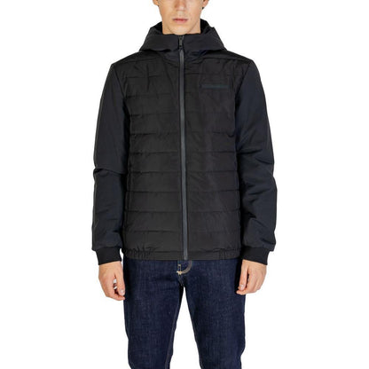 Calvin Klein Black Recycled Polyester Jackets & Coat
