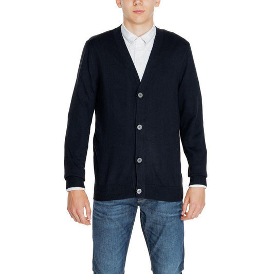 Jack Jones Black Cotton Cardigan JA-14790600009-IT48 | L