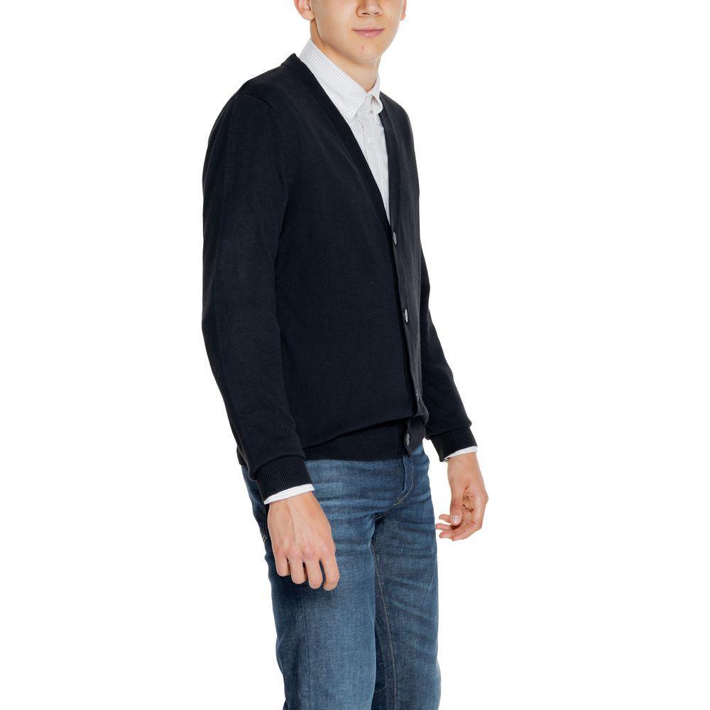 Jack Jones Black Cotton Cardigan JA-14790600009-IT48 | L
