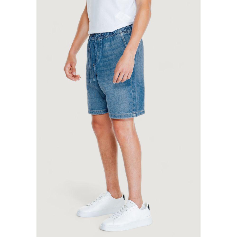 Jack Jones Light Blue Cotton Bermuda JA-14792400236-IT44 | S