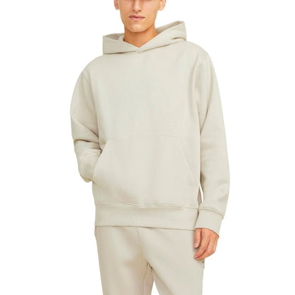 Jack Jones Beige Cotton Hoody