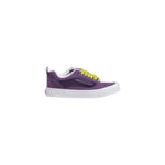 Vans Purple Suede Leather Sneaker with classic design and durable rubber sole for casual and trendy occasions.
