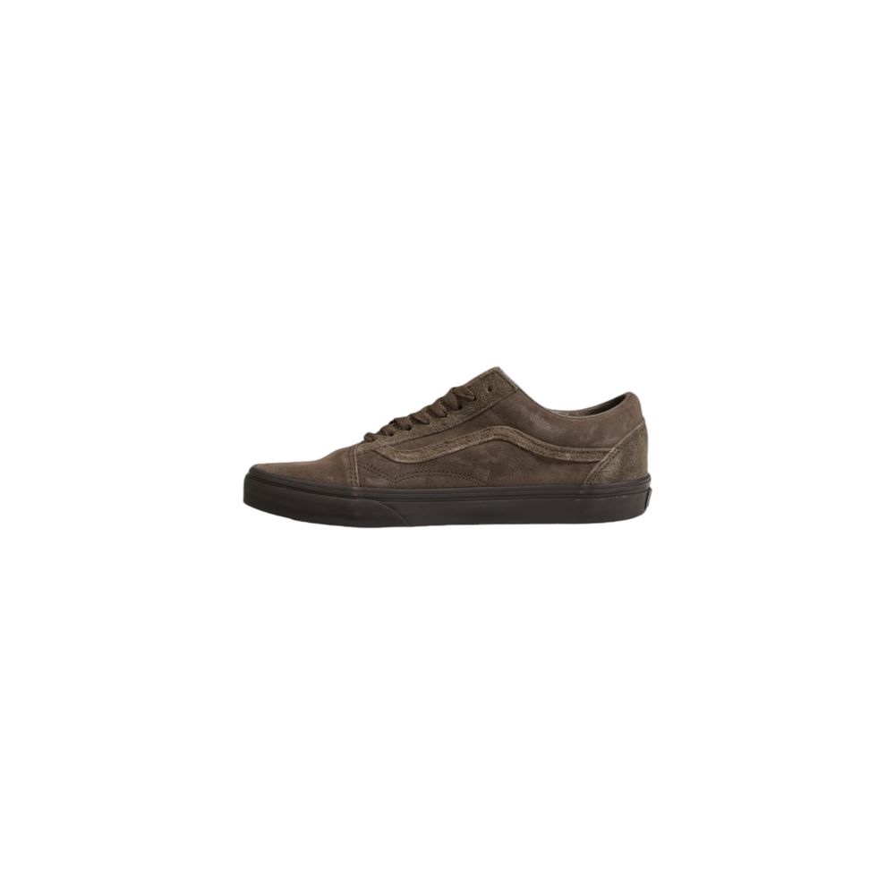 Vans Brown Suede Leather Sneaker with iconic side stripe and rubber sole, providing comfort and durability for everyday casual and stylish wear.