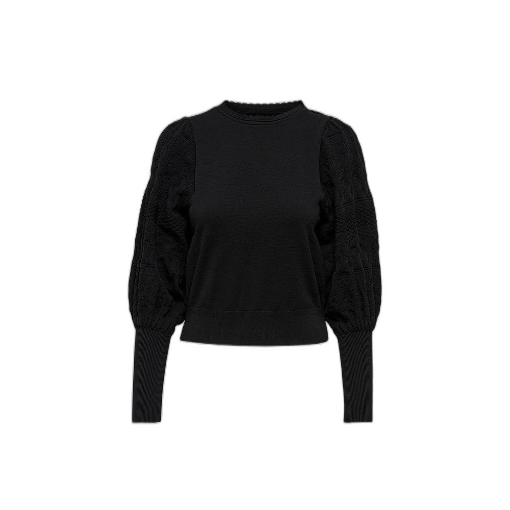 Only Black Polyester Sweatshirt