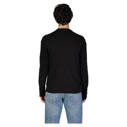 Calvin Klein Jeans Black Cotton Sweater CA-15729100009-IT54 | XXL