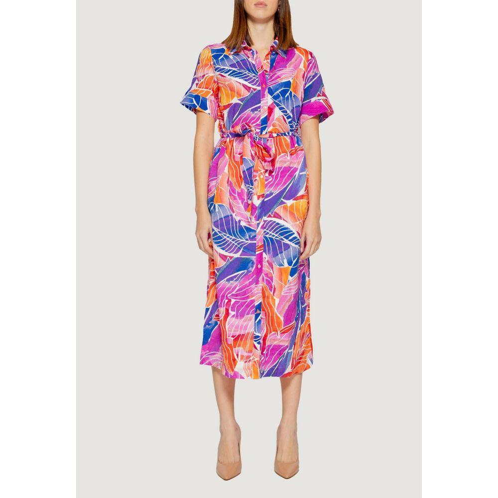 Vila Clothes Multicolor Viscose Long VI-13396500145-IT38|XS