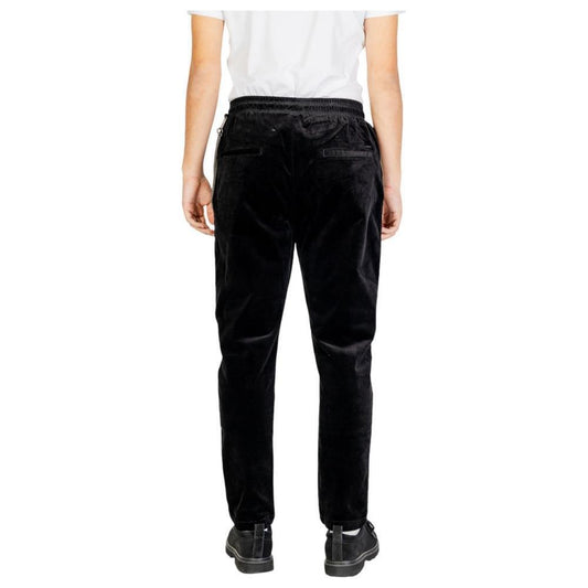 Gianni Lupo Black Cotton Pant GI-14788200009-IT50 | L