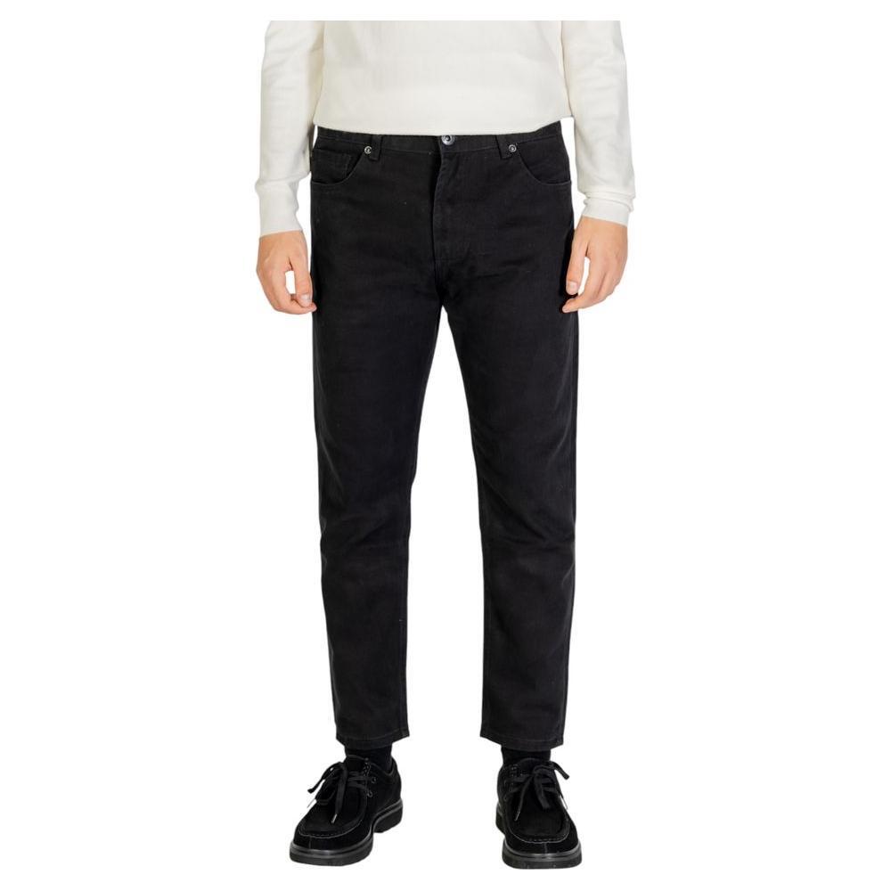 Gianni Lupo Black Cotton Pant GI-14788600009-IT54 | XXL