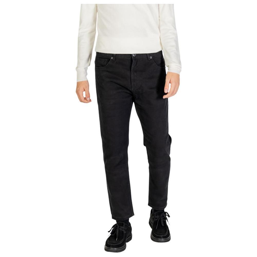 Gianni Lupo Black Cotton Pant GI-14788600009-IT54 | XXL