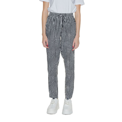 Only Black Viscose Casual Pants