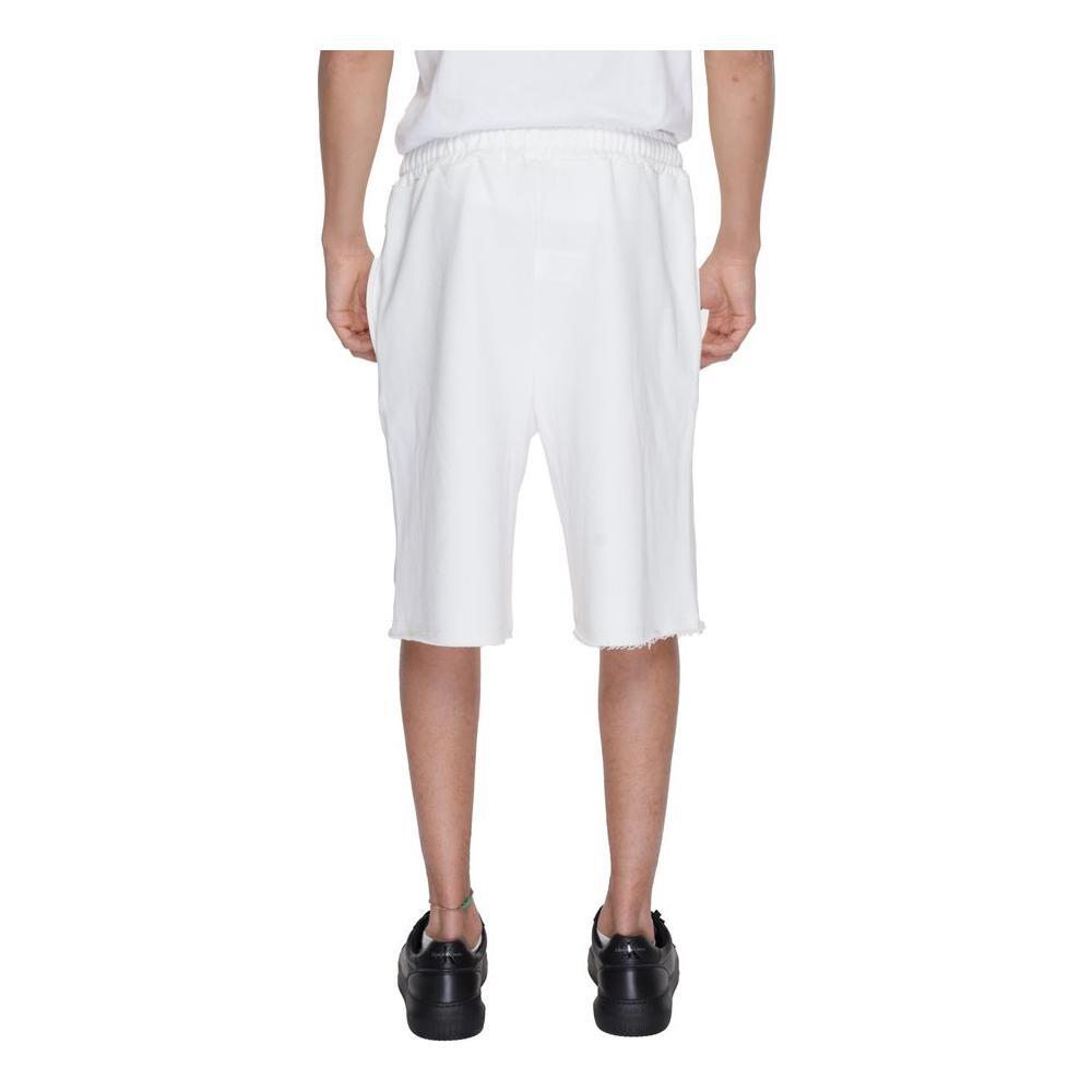 Underclub White Cotton Bermuda