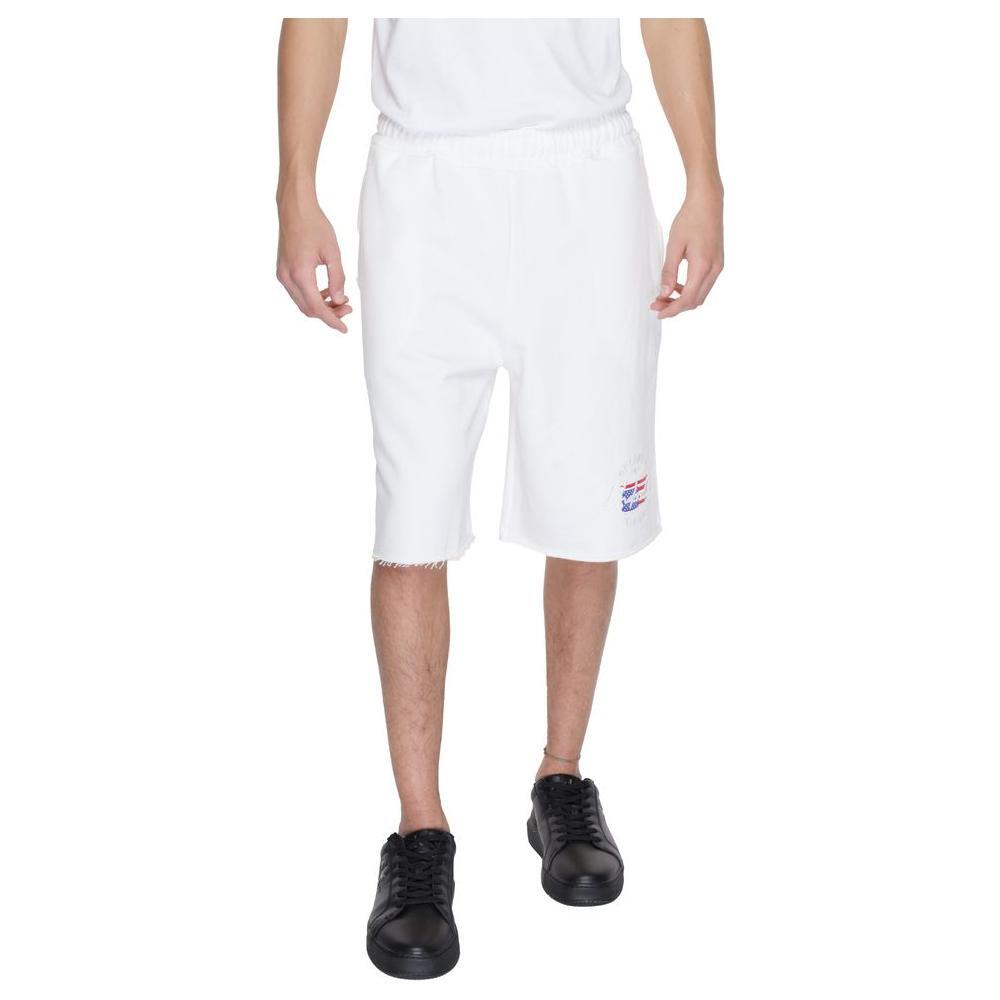 Underclub White Cotton Bermuda
