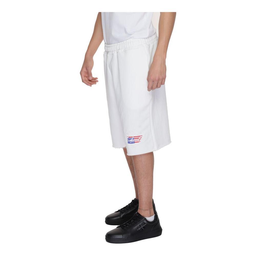 Underclub White Cotton Bermuda