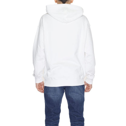 Underclub White Cotton Hoodie