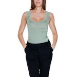 Vero Moda Green Viscose Tank Top