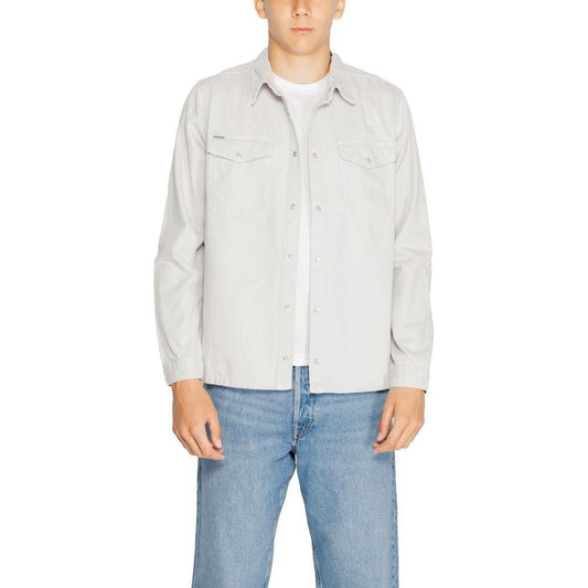 Antony Morato Gray Cotton Shirt