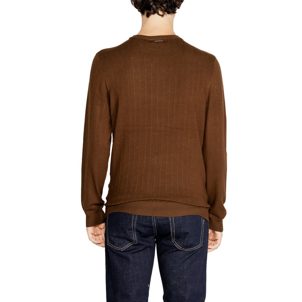 Antony Morato Brown Viscose Sweatshirt