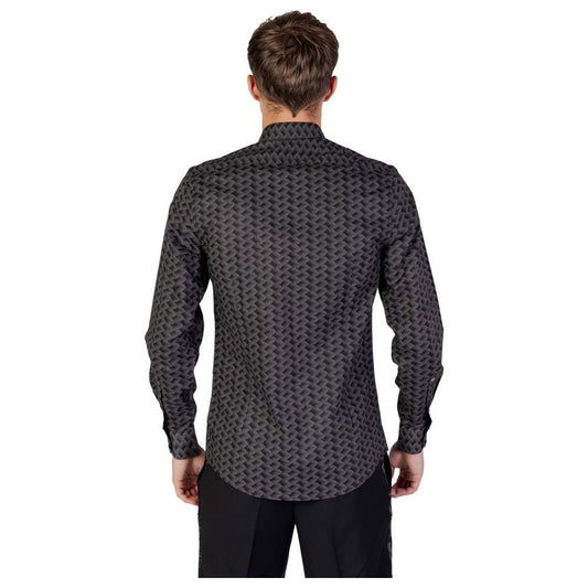 Antony Morato Gray Cotton Shirt