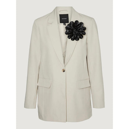 Vero Moda Beige Polyester Blazer 1728,71956299936,Beige,Blazers - Suits & Blazers - Clothing,Clothing,IT36|XXS,New with tags,Suits & Blazers - Clothing,Vero Moda,Women