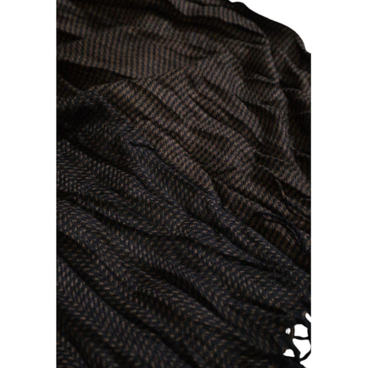 Antony Morato Brown Polyester Scarf AN-14637500140-ONE SIZE