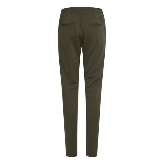 ICHI Green Polyester Pant IC-13338700149-IT44|L